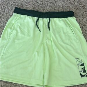 Kid’s Lime Green Athletic Shorts